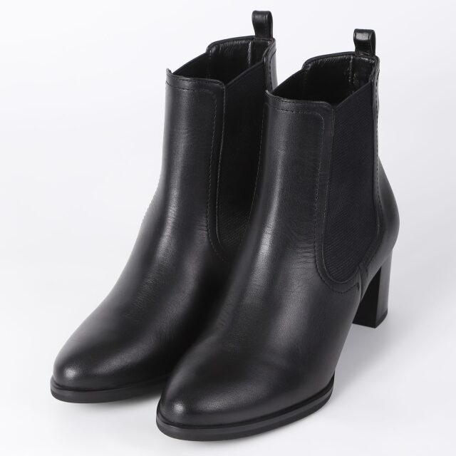 【OUTLET】BARCLAY（バークレー）サイドゴアショートブーツ　ブラック