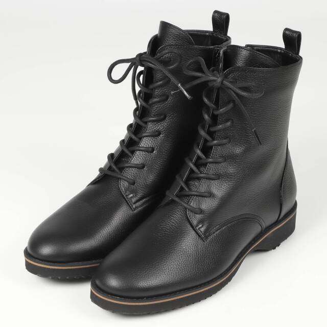 【OUTLET】BARCLAY（バークレー）軽量ソールレースアップショートブーツ　ブラック