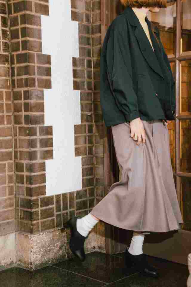 BARCLAY（バークレー）異素材コンビブーティー ダークグレー｜BARCLAY