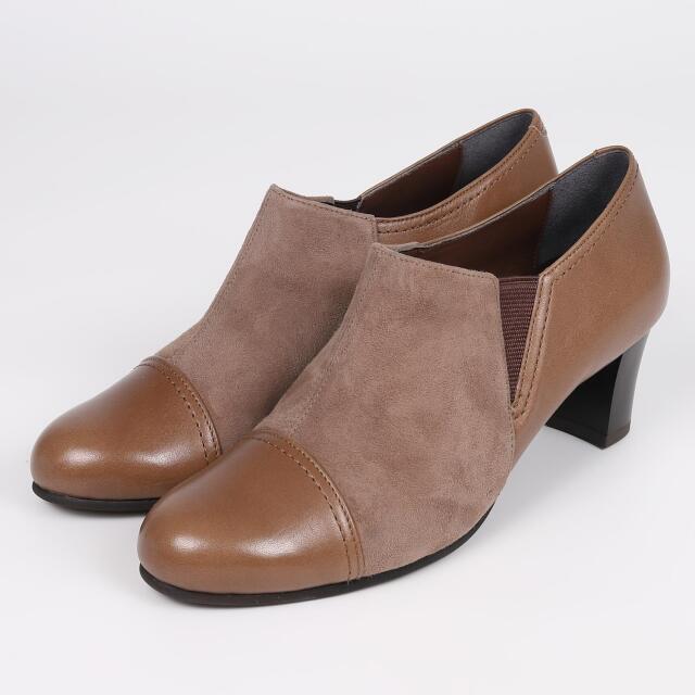【OUTLET】BARCLAY（バークレー）異素材コンビブーティー　ダークオーク