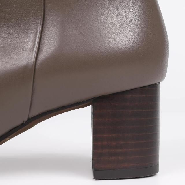 BARCLAY（バークレー）シンプルショートブーツ グレイッシュブラウン