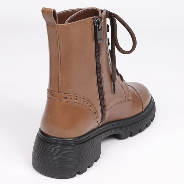 未使用 BARCLAY バークレー 本革ショートブーツ 茶 24.5 未使用 BARCLAY バークレー 本革ショートブーツ 茶 24.5 未使用