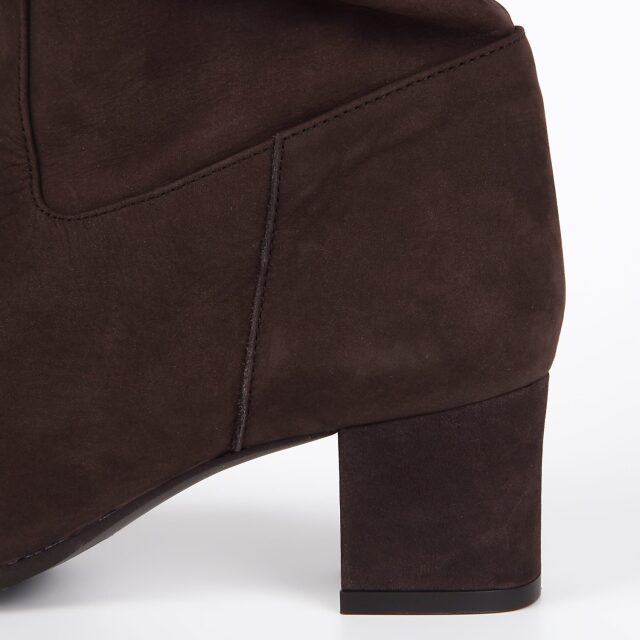 BARCLAY(バークレー) シワ加工ルーズブーツ チョコヌバック BARCLAY(バークレー) シワ加工ルーズブーツ チョコヌバック