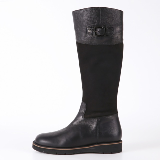 OUTLET】BARCLAY（バークレー）ロングブーツ ブラックコンビ｜BARCLAY 