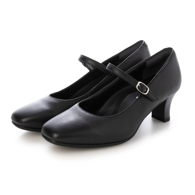 KISCO（キスコ）rirakuメリージェーンパンプス　ブラック