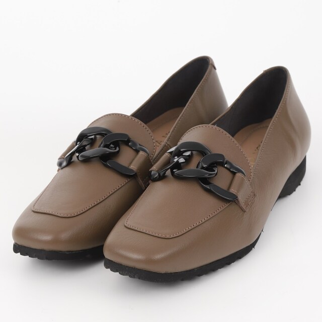 【SALE】VITA NOVA（ヴィタノヴァ） ブラックチェーンローファー　オーク