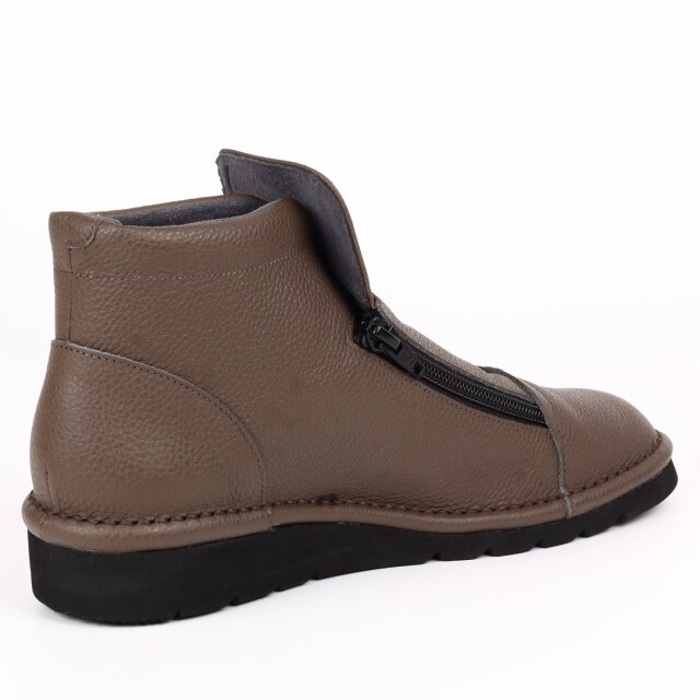 VITA NOVAカジュアルショートブーツ グレージュ｜BARCLAY（バークレー