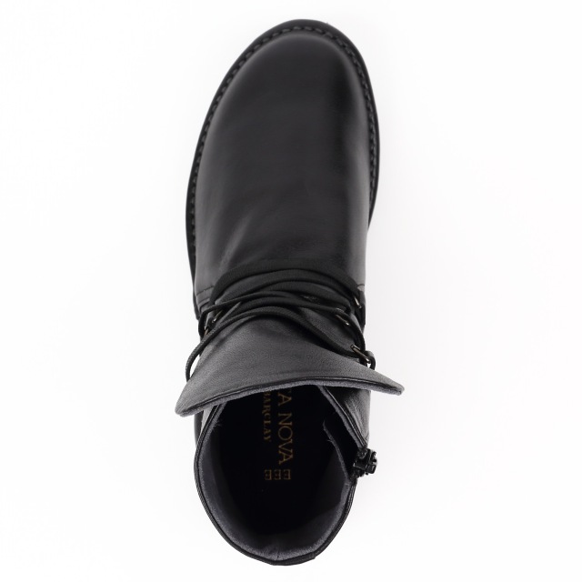 VITA NOVA（ヴィタノヴァ）ソフトレザーショートブーツ ブラック2