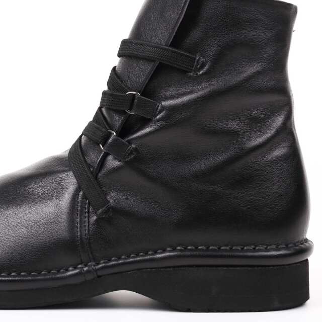 VITA NOVA（ヴィタノヴァ）ソフトレザーショートブーツ ブラック2