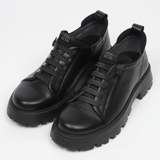 VITA NOVA（ヴィタノヴァ）カジュアルスリッポンスニーカー　ブラックコンビ