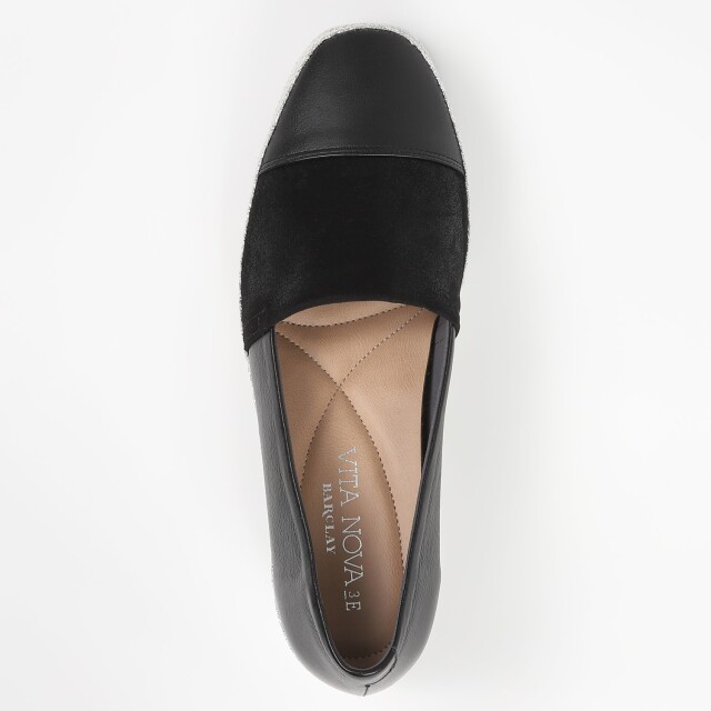 VITA NOVA（ヴィタノヴァ）ストレッチスリッポン ブラック