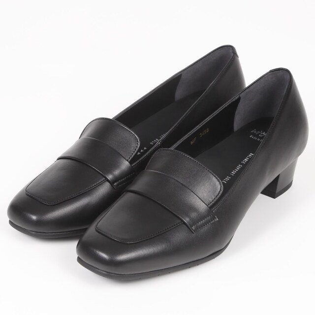 【OUTLET】With Width（ウィズウィズ）ローファー ブラック