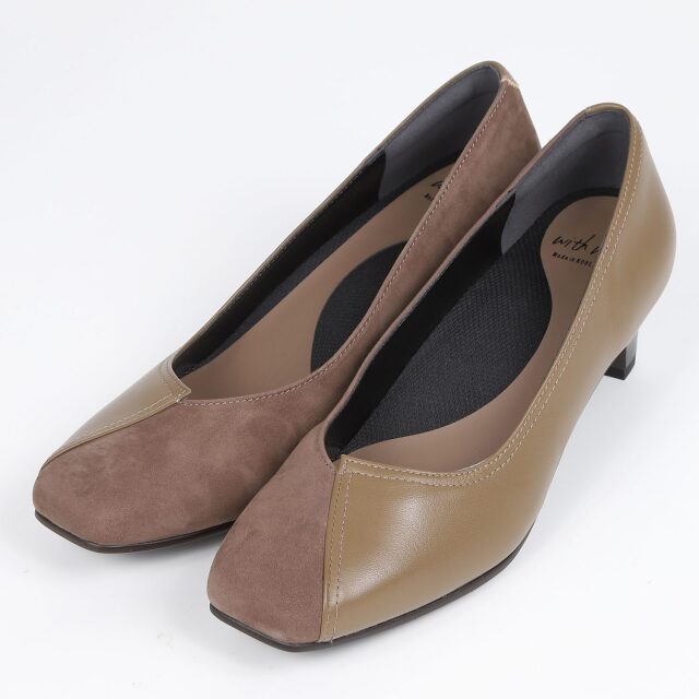 バークレー　パンプス　新品　24.5 BARCLAY ストラップシューズ ローヒール 本革 黒 2E バークレー 2044