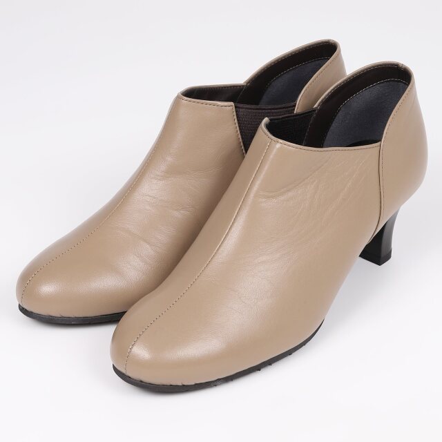 【OUTLET】With Width（ウィズウィズ）シンプルブーティー　オーク