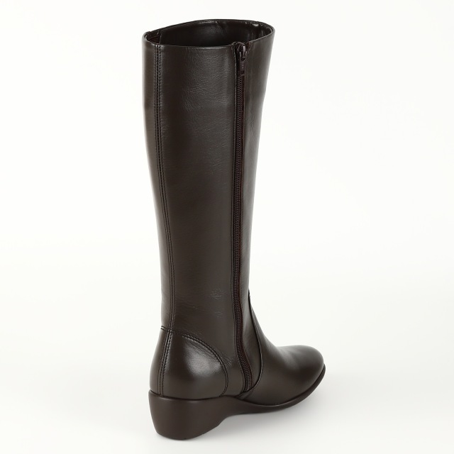 VITA NOVAロングブーツ ダークブラウン｜BARCLAY（バークレー）公式