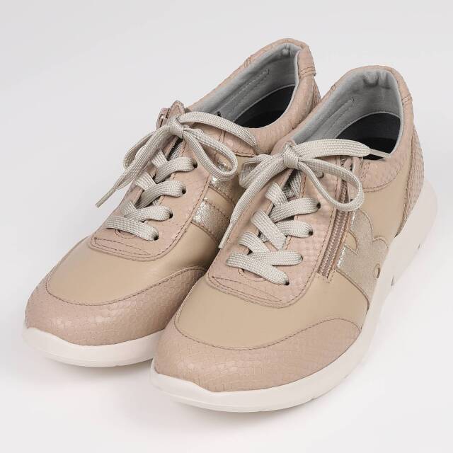 【OUTLET】VITA NOVA（ヴィタノヴァ）スニーカー メタリックベージュコンビ