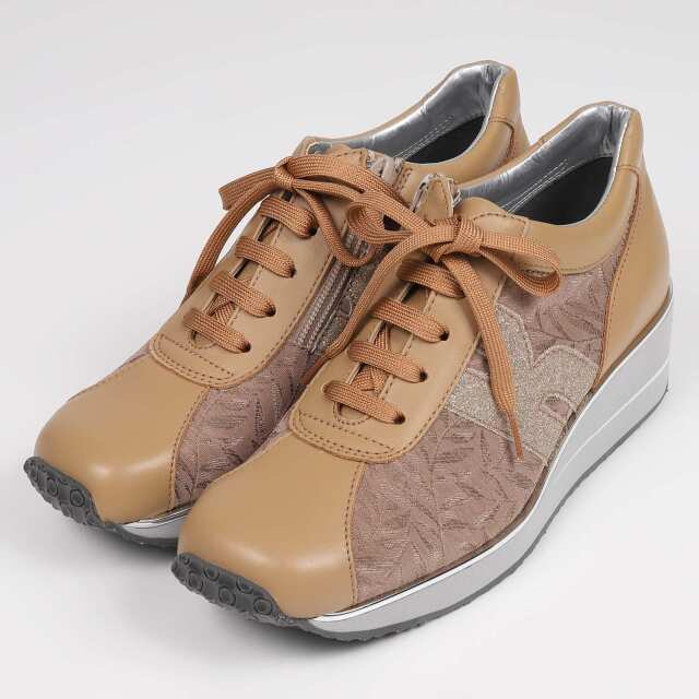 【OUTLET】VITA NOVA（ヴィタノヴァ）定番スニーカ―　ダークベージュファブリック