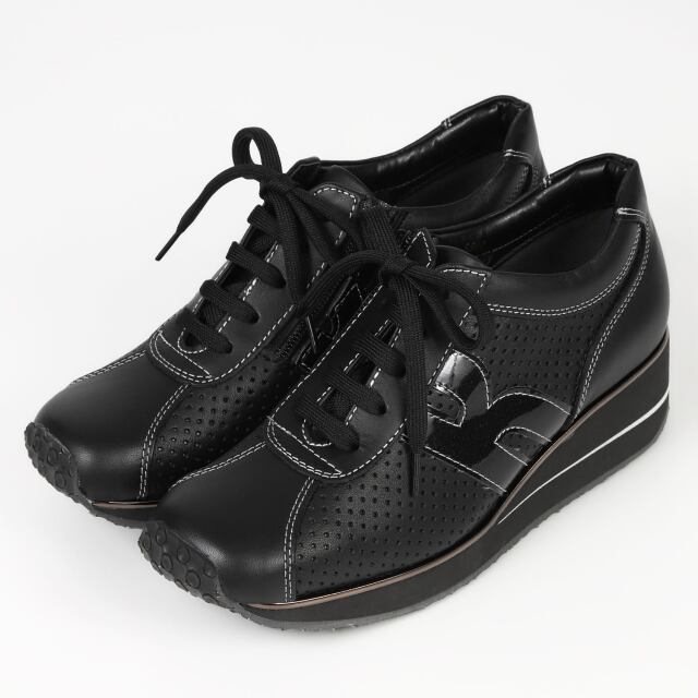 VITA NOVA（ヴィタノヴァ）定番スニーカーシルバーピース　ブラックコンビ