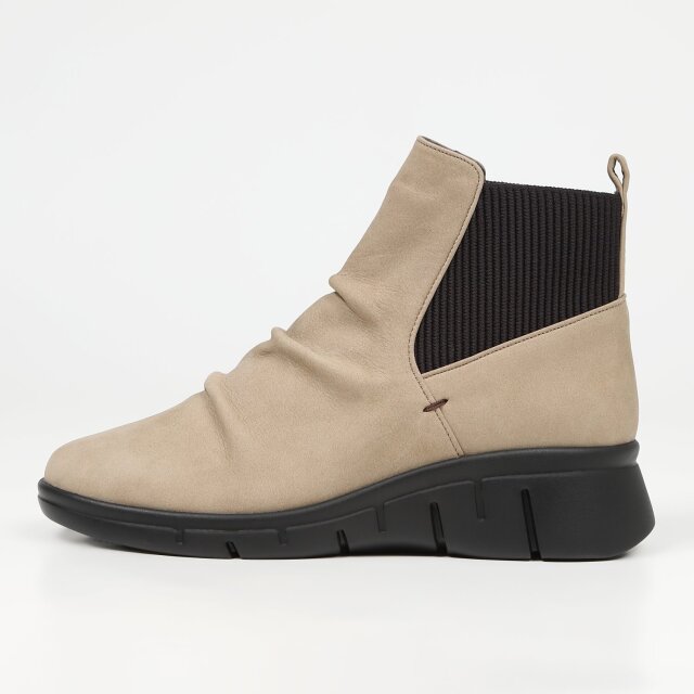 VITA NOVA（ヴィタノヴァ）リブデザインショートブーツ ダーク