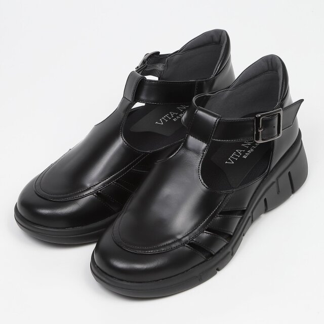 VITA NOVA（ヴィタノヴァ）　グルカカジュアルシューズ　ブラック