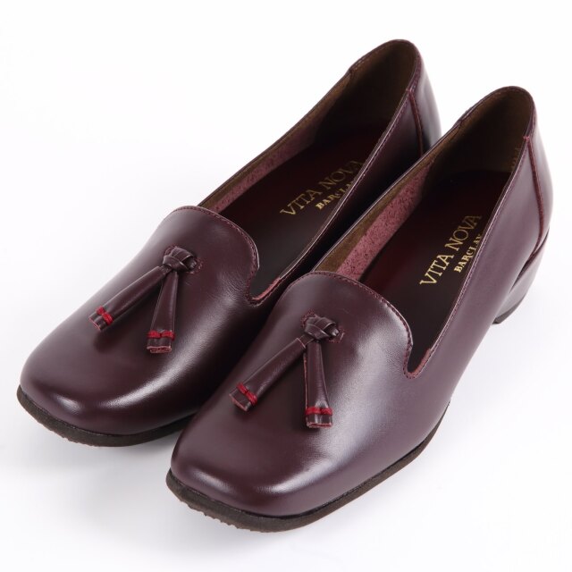 【OUTLET】VITA NOVA（ヴィタノヴァ）ローファー　ダークボルドー