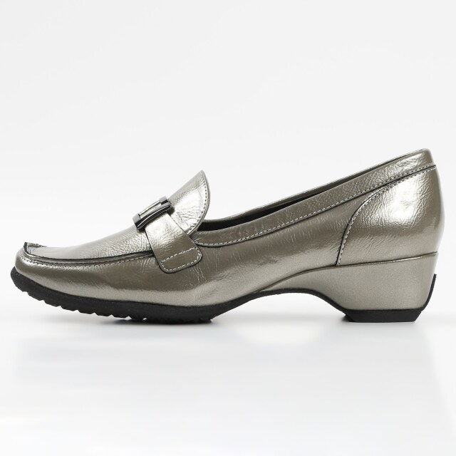 VITA NOVA（ヴィタノヴァ）メタリックモカシンローファー ダークシルバーエナメル｜BARCLAY（バークレー）公式オンラインストア