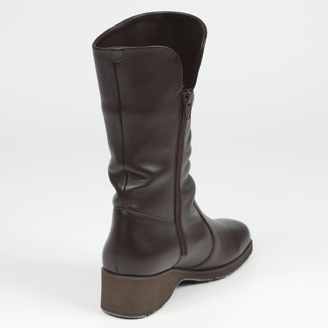 VITA NOVA（ヴィタノヴァ）2WAYハーフブーツ チョコ｜BARCLAY