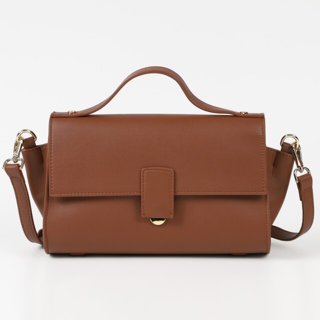 【OUTLET】BARCLAY CLUB（バークレークラブ）２WAYレザーバッグ　ブラウン