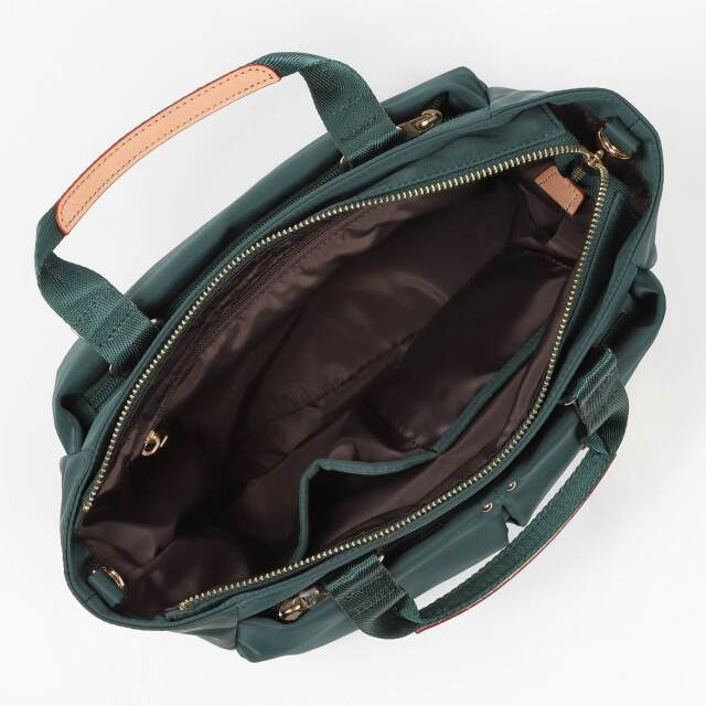 BARCLAY CLUB（バークレークラブ）ナイロンミニトートバッグ グリーン