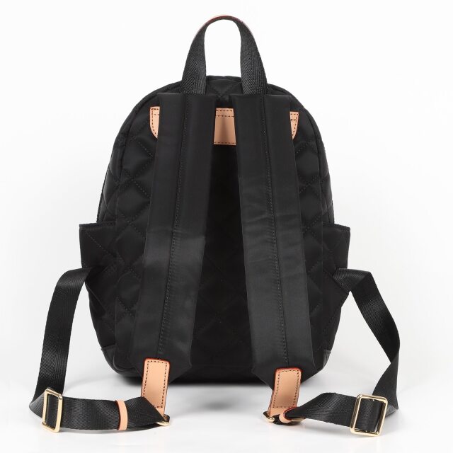 非売品 ノベルティ商品 キルティングリュック ブラック 残り1点！非売品 ノベルティ商品 キルティングリュック ブラック