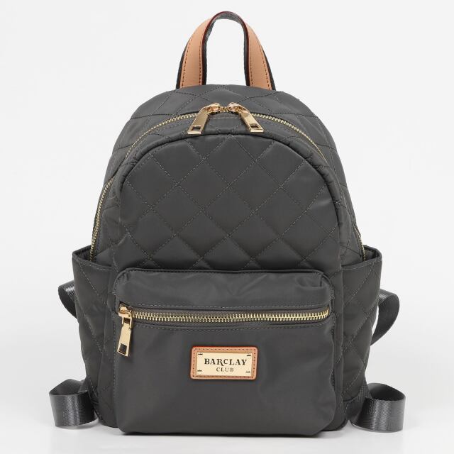 BARCLAY CLUB（バークレークラブ）キルティングミニリュック　グレー