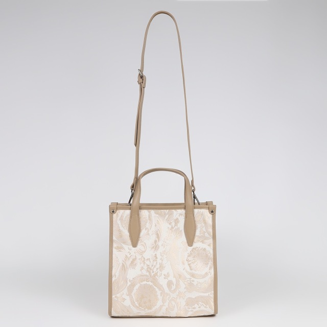 BARCLAY CLUB（バークレークラブ）花柄ショルダーバッグ ベージュ