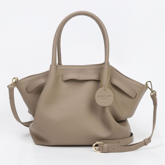 BARCLAY CLUB（バークレークラブ）スプリットレザーバッグ　トープ