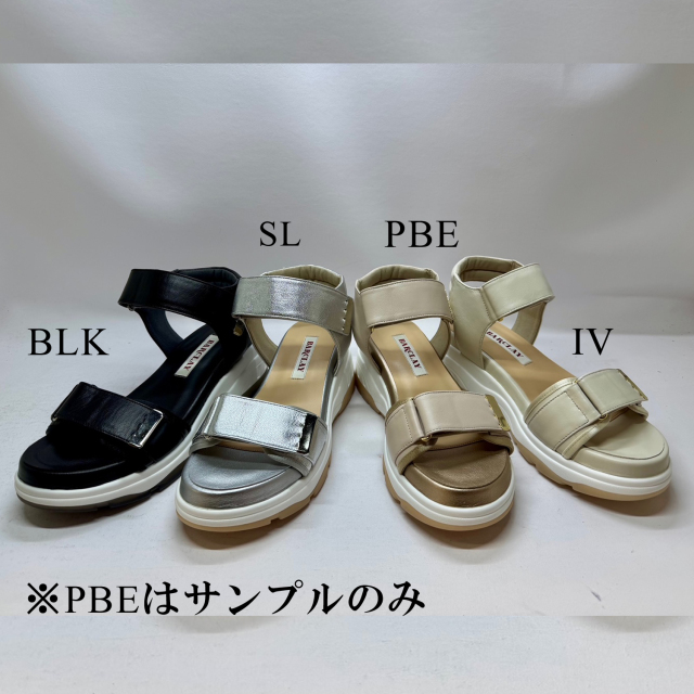 バーバリーブルーレーベル 厚底サンダル スニーカーサンダル 24センチ  