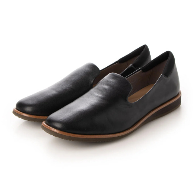 【OUTLET】KISCO（キスコ）オペラカットスリッポン　ブラック