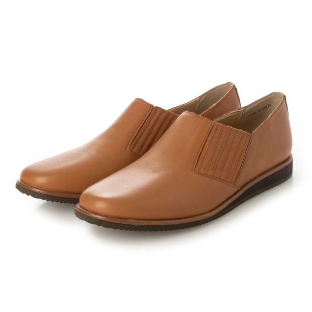 KISCO（キスコ）サイドエラスティックスリッポン ライトブラウン