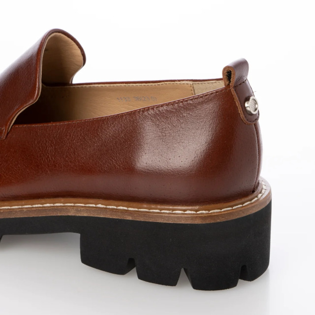 KISCO（キスコ）ボリュームソールローファー ブラウン｜BARCLAY