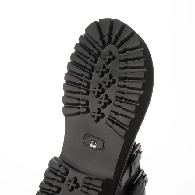 KISCO（キスコ）ダブルベルトショートブーツ ブラック｜BARCLAY