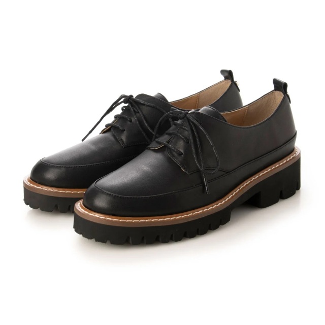【OUTLET】KISCO（キスコ）ボリュームソールブラッチャーシューズ　ブラック