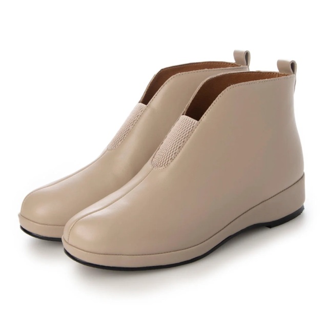 【OUTLET】KISCO（キスコ）センターゴアショートブーツ　アイボリー