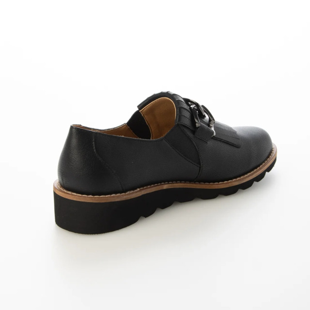 KISCO（キスコ）ビッグチェーンキルトローファー ブラック｜BARCLAY