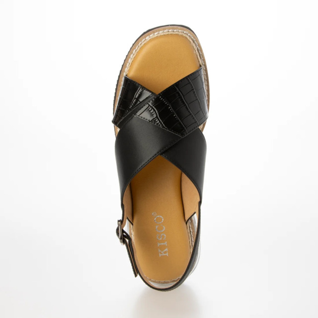 キスコ KISCO 【牛革】バックストラップパンチングジュート巻