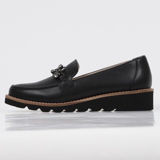 KISCO（キスコ）チェーンビットローファー ブラック｜BARCLAY