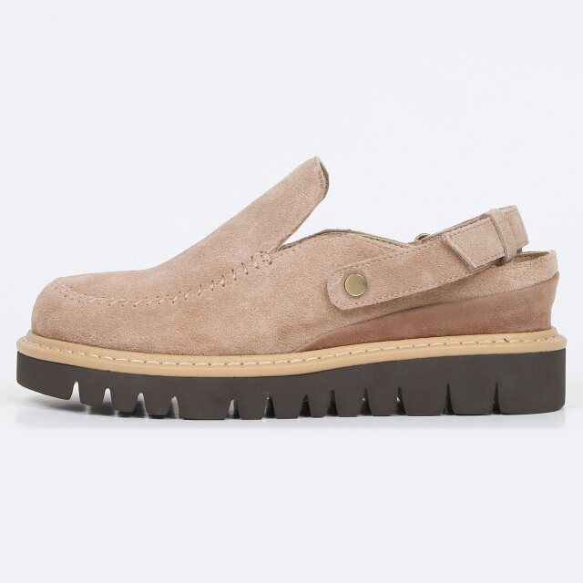 KISCO（キスコ）サボサンダル ベージュスエード｜BARCLAY（バークレー