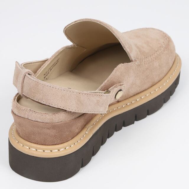 KISCO（キスコ）サボサンダル ベージュスエード｜BARCLAY（バークレー