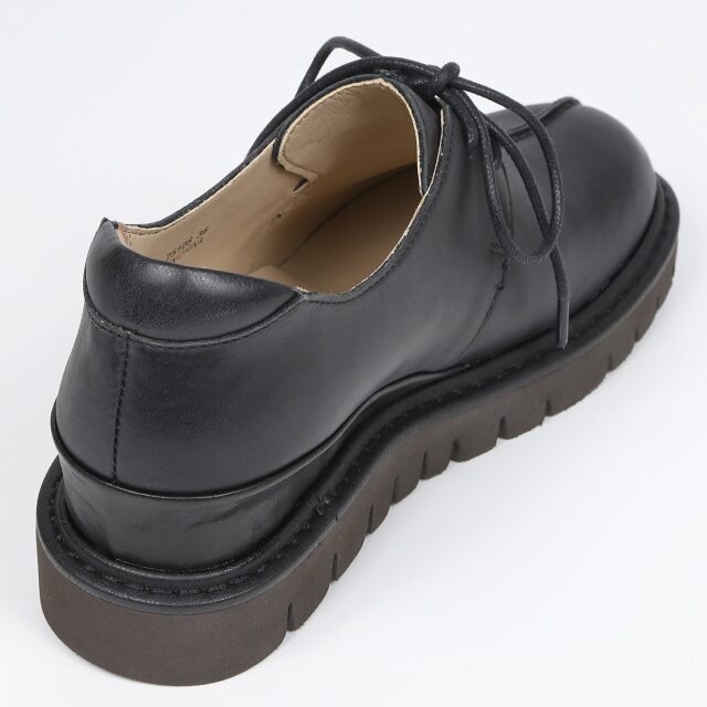 KISCO（キスコ）カジュアルレースアップシューズ ブラック｜BARCLAY