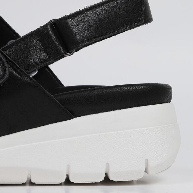 KISCO（キスコ）軽量ダブルベルトサンダル ブラック｜BARCLAY