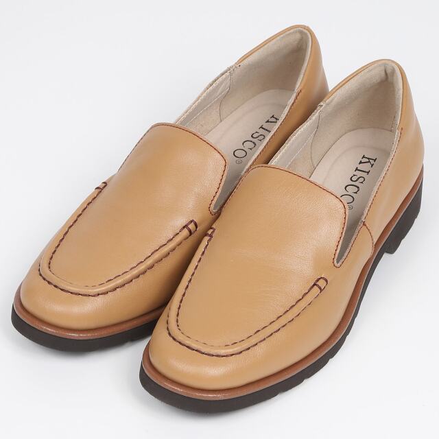 KISCO（キスコ）ステッチローファー キャメル｜BARCLAY（バークレー