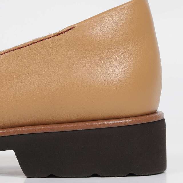 KISCO（キスコ）ステッチローファー キャメル｜BARCLAY（バークレー