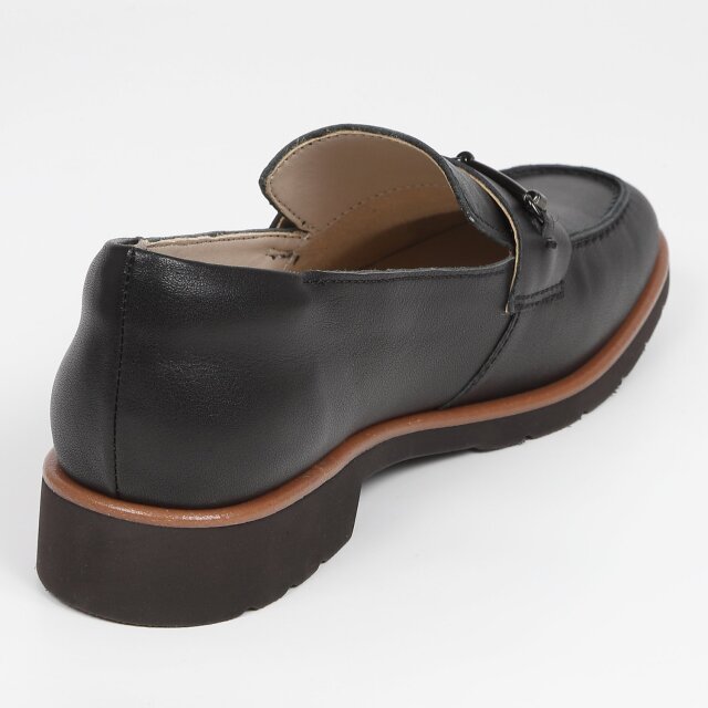 KISCO（キスコ）チェーンデザインローファー ブラック｜BARCLAY